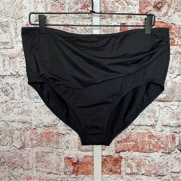 Dreamsuit High Waist Black Swim Bottoms - Picture 1 of 5